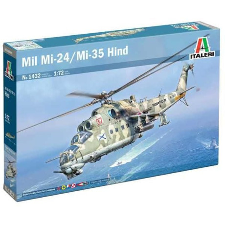 Model Kit vrtulník 1432 - Mil Mi-24 P /Mil Mi - 35 P (1:72)