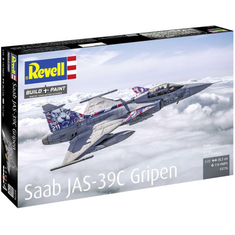 Plastic ModelKit letadlo 03776 - Saab JAS-39C Gripen (1:72)