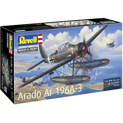 Plastic ModelKit letadlo 03787 - Arado Ar196A-3 Seaplane (1:32)