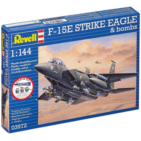 Starter Kit letadlo 73972 - F-15E Strike Eagle & bombs (1:144)