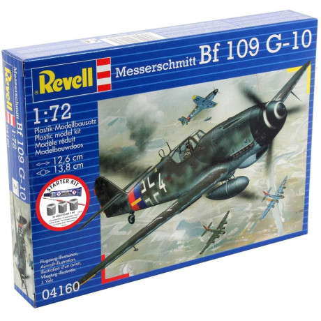 Starter Kit letadlo 74160 - Messerschmitt Bf-109 (1:72)