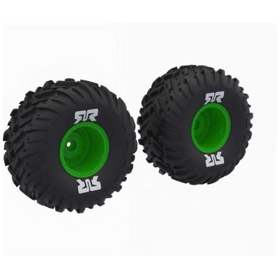 Arrma felni gumikkal dBoots Cut Chevron, korongzöld (2)