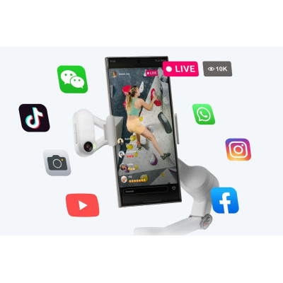 Insta360 Flow 2 AI Tracker Bundle (bílá)