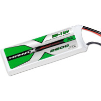 LiPo akkumulátor készlet ManiaX 30/60C terhelhetőségsel, töltés 1-3C, max. 5C. Három cellás 3S 11.1V 2600 mAh, méretek: 135x44x17mm, súly: 204g, XT60 + JST-XH szerviz csatlakozó.