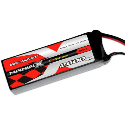 ManiaX Lipol 22.2V 2600mAh 55C
