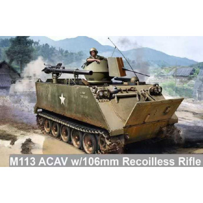 Model Kit military 3575 - M113  ACAV w/106mm RECOILLESS RIFLE (1:35)