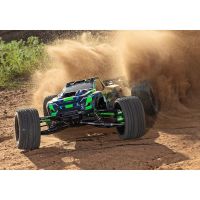 Rendkívül erős Traxxas XRT autó RC modellje az Ultimate verzióban - alumínium alkatrészekkel, Bluetooth modullal (telemetriával együtt), tartósabb szervokormánnyal és továbbfejlesztett gumiabroncsokkal felszerelve. Teljesen fém hajtáslánc, clipless karosszéria, VXL-8S szabályozó. Akár 96 km/h sebesség.