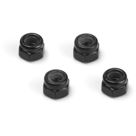 Samojistící matky M2.5 (černé/4 ks)