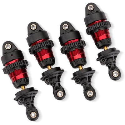Traxxas lengéscsillapító Mini GTR alumínium piros (4)