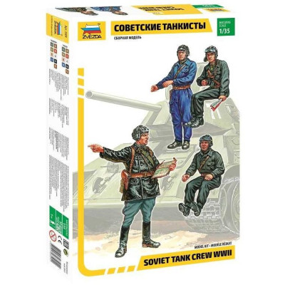 Model Kit figurky 3504 - Soviet Tank Crew (1:35)