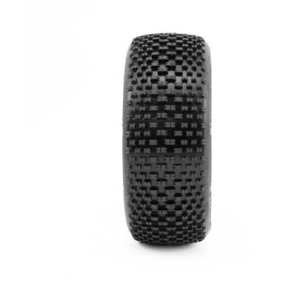 H-BLOCK V2 BUGGY S1 (SUPER SOFT) nalepené pneumatiky, bílé disky, 2 ks.