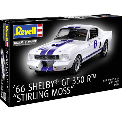 Plastic ModelKit auto 07736 - 1966 Shelby GT 350 R "Stirling Moss" (1:24)