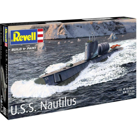 Plastic ModelKit ponorka 05184 - U.S.S. Nautilus (1:305)