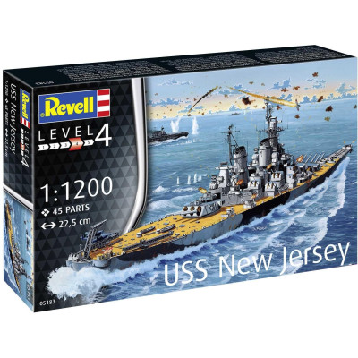 Starter Kit loď 75183 - Battleship USS New Jersey (1:1200)