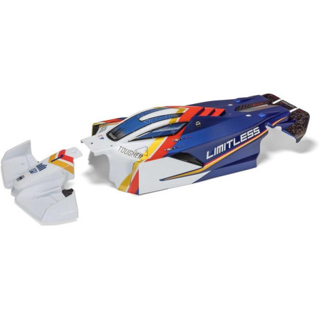 Arrma karosszéria fehér/kék: Korlátlan