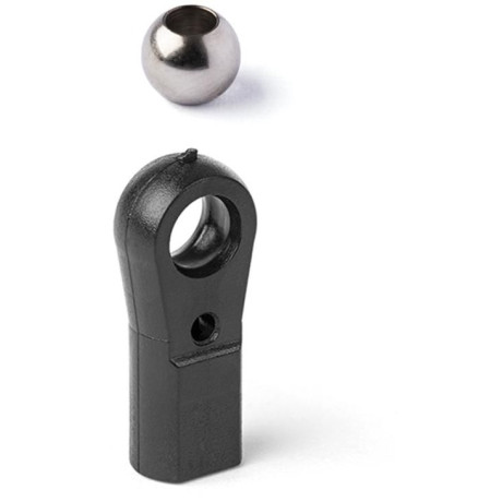 MAXI kloubek M3 s kuličkou 6,0mm a vrtáním 3,0mm , 10 ks.