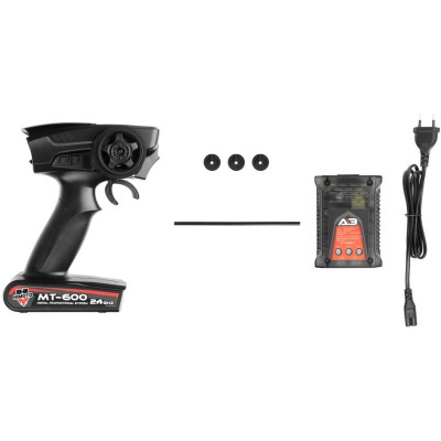 HiMOTO 1:10 Desert Buggy DIRT WHIP Brushless 2,4 GHz RTR set, modrá/červená