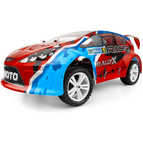 HiMOTO 1:10 Rally X 2,4 GHz RTR set, červená