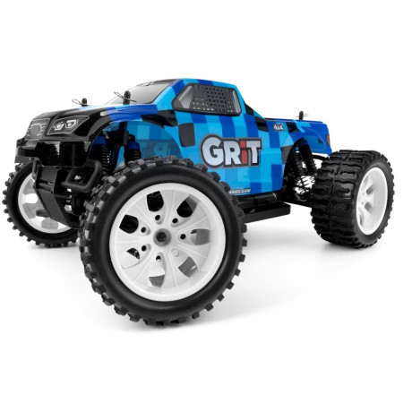 HiMOTO 1:10 Monster Truck EMXT-1 2,4 GHz RTR set, modrá (kostky)