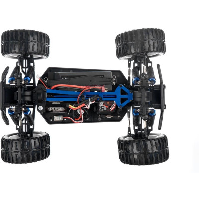 HiMOTO 1:10 Monster Truck EMXT-1 Brushless 2,4 GHz RTR set, žlutá