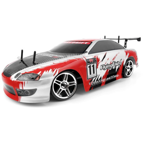 HiMOTO 1:10 Drift TC 2,4 GHz RTR set, červená