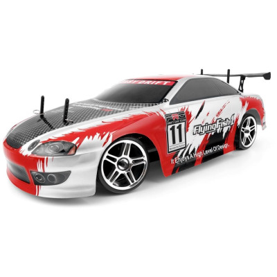 HiMOTO 1:10 Drift TC Brushless 2,4 GHz RTR set, červená