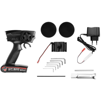 HiMOTO 1:5 Monster Truck RAPTOR 5XB 32cc 2,4 GHz RTR set, modrá