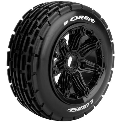 B-ORBIT SPORT 1/5 Baja přední 24mm hex, černé disky, 2 ks