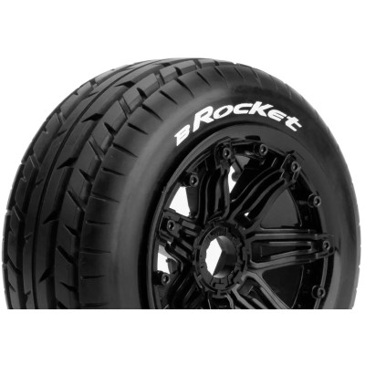 B-ROCKET SPORT 1/5 Baja přední 24mm hex, černé disky, 2 ks