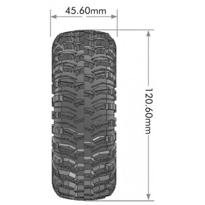 CR-SIXGEAR 1.9 - Pneumatiky s vložkou, 2 ks