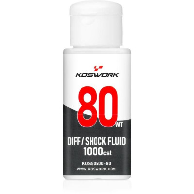 80WT 1000cst Silikonový olej do tlumičů a diferenciálu (70 ml)