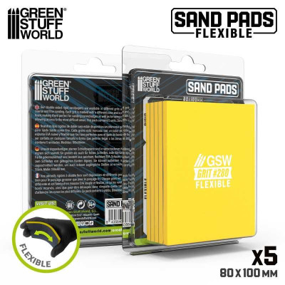 Rugalmas csiszolótalpak, 280-as szemcseméretű