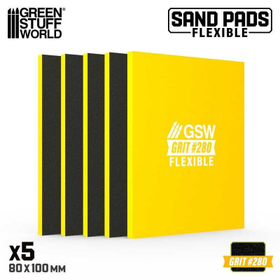 Rugalmas csiszolótalpak, 280-as szemcseméretű