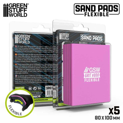 Rugalmas csiszolótalpak, 800-as szemcseméretű