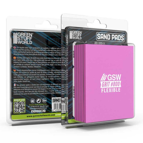 Rugalmas csiszolótalpak, 800-as szemcseméretű