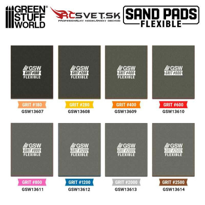 Rugalmas csiszolópárnák, 1200-as szemcseméret