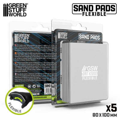 Rugalmas csiszolópárnák, 2000-es szemcseméretű