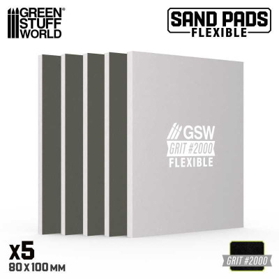 Rugalmas csiszolópárnák, 2000-es szemcseméretű