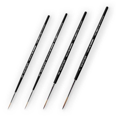 Cel Shading szintetikus ecsetek – 4 darabos csomag