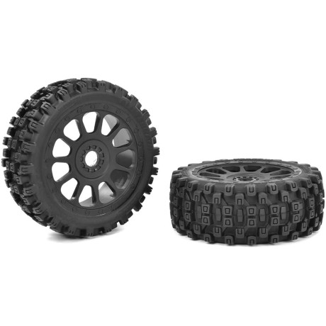 Kompletní kola Scorpion XTB - Off-Road 1/8 buggy 2WD přední - 2 ks