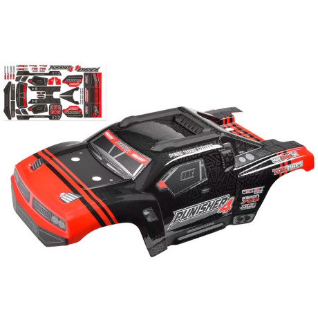 Lakovaná karoserie Punisher4 - červená