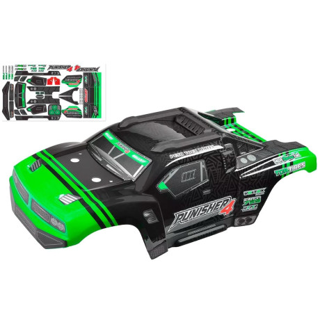 Lakovaná karoserie Punisher4 - zelená