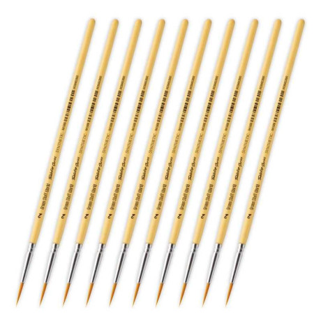 TABLETOP SERIES 2 szintetikus ecsetkészlet (10 darabos csomag)