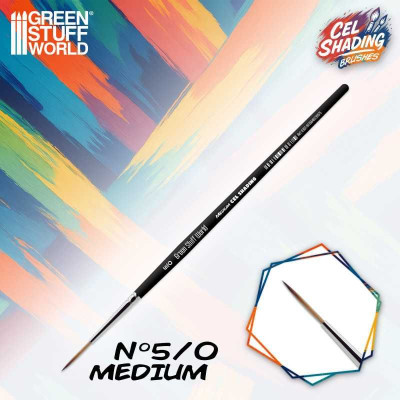 Cel Shading 5/0 szintetikus ecset