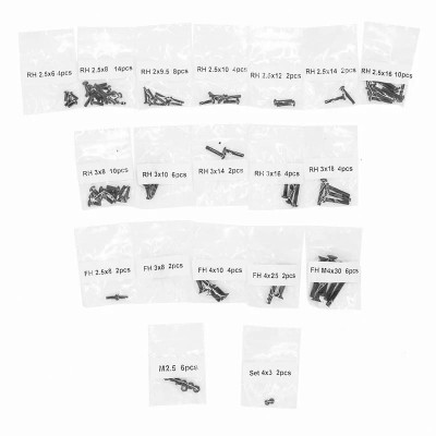 Kompletní set šroubků SBX buggy