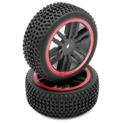 Zadní kola kompletní, 2 ks, červená