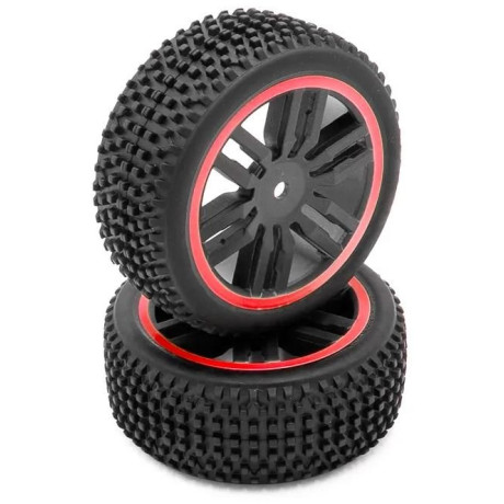 Zadní kola kompletní, 2 ks, červená