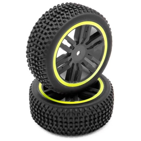 Zadní kola kompletní, 2 ks, žlutá