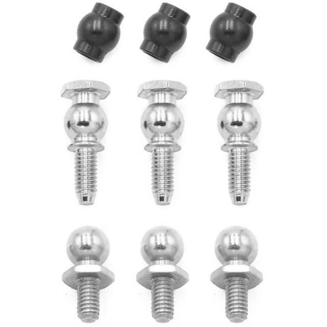 Set kulových čepů, 6 ks