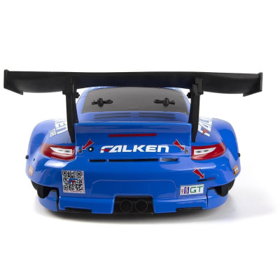 Karoserie lakovaná Porsche 911 GT3 RSR Falken (206mm/210mm)